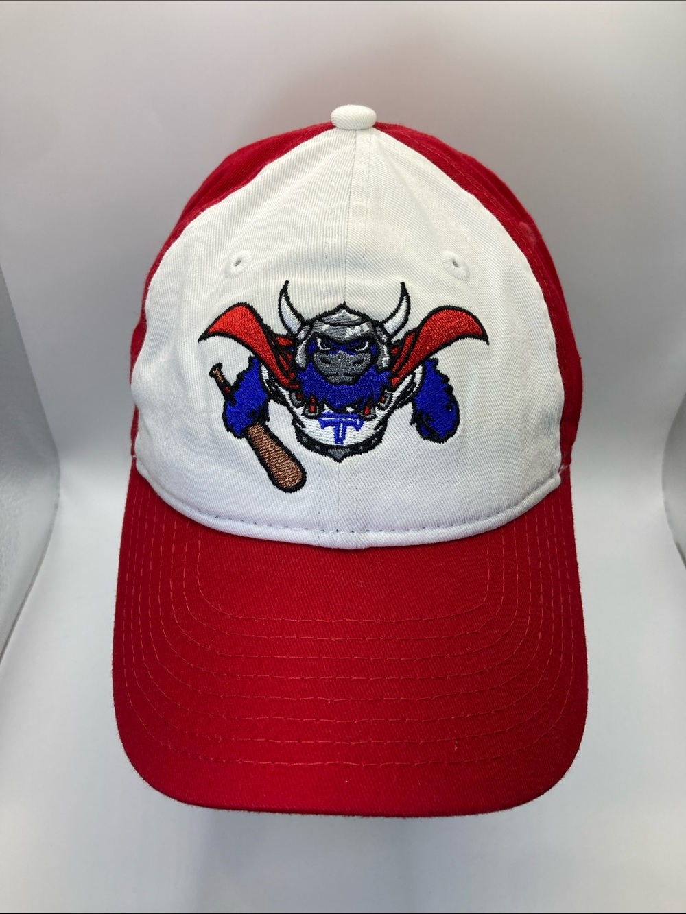 New Era Tulsa Drillers Marvel Defenders of the Diamond Hat 9TWENTY Youth Red